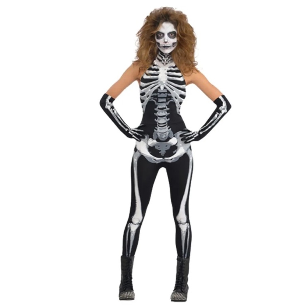 Bone-A-Fied Babe Skeleton Costume adult size XL